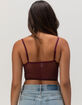 FULL TILT Two-Tone Lace Womens Bralette image number 4