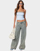 EDIKTED Ciara Ribbed Tube Top image number 2