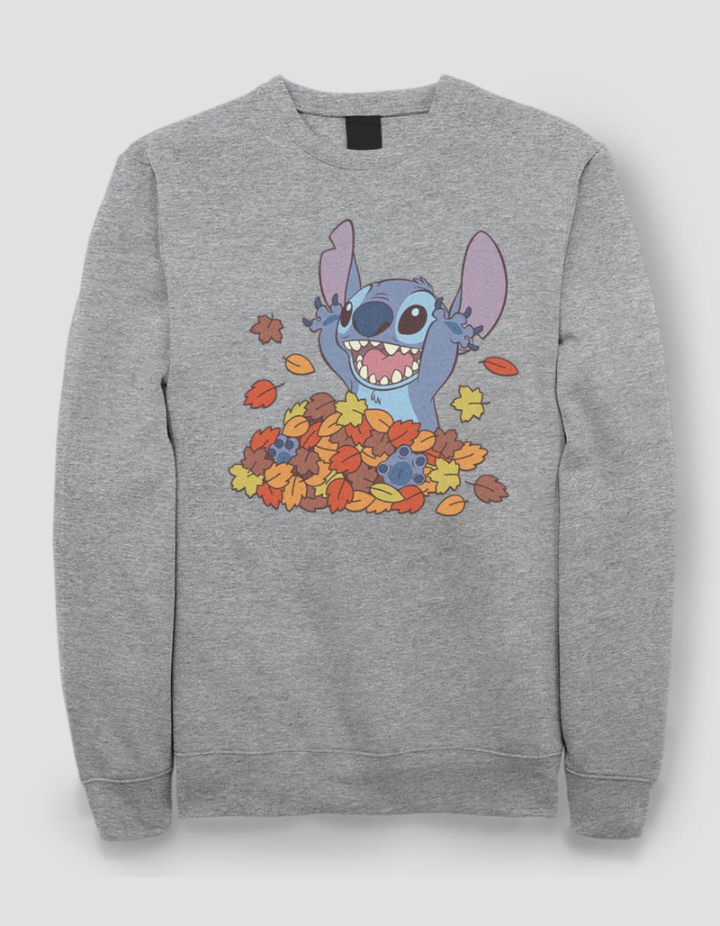 LILO & STITCH Leaf Pile Unisex Crewneck Sweatshirt image number 0