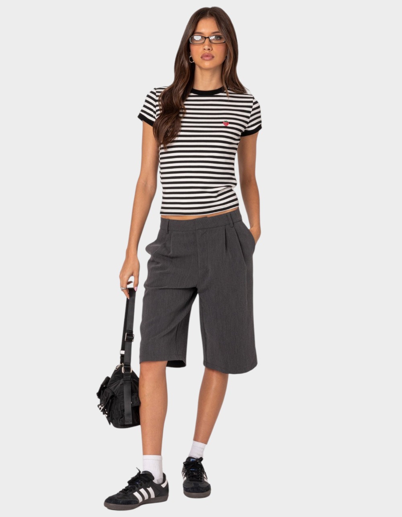 EDIKTED Aelia Bermuda Trouser Shorts image number 2