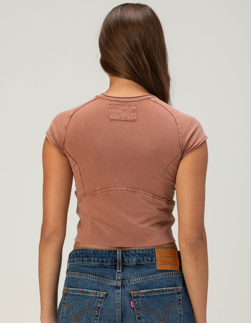 FREE PEOPLE Protagonist Womens Crop Tee image number 3