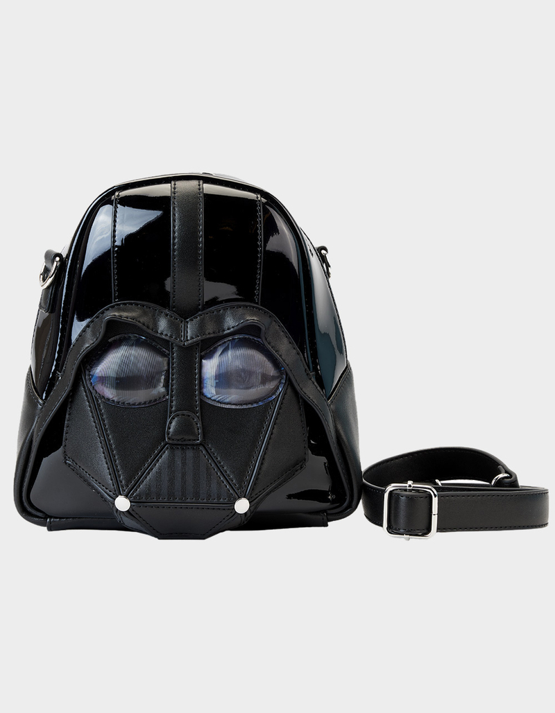 LOUNGEFLY x Star Wars Darth Vader Figural Helmet Crossbody Bag image number 0