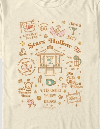 GILMORE GIRLS Stars Hollow Jumble Unisex Tee Alternative Image
