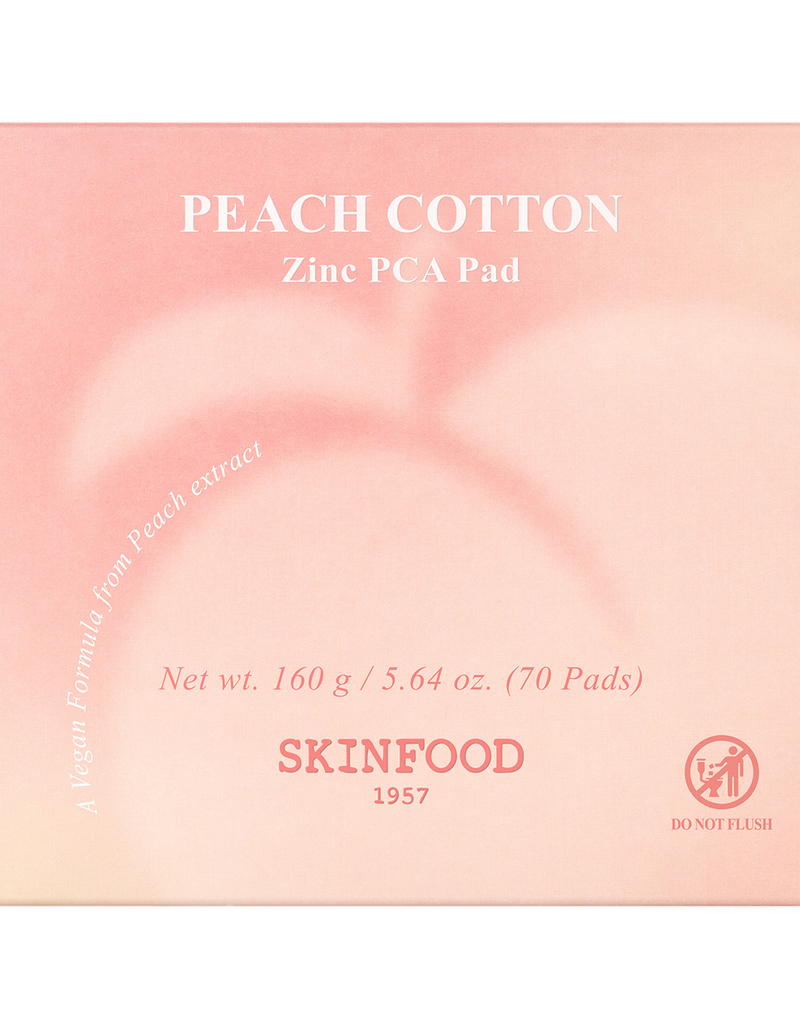 SKINFOOD Peach Cotton Zinc PCA Toner Pads image number 4