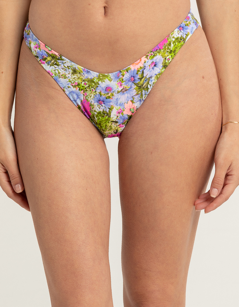 VYB Daisy Days High Leg Skimpy Bikini Bottoms image number 1