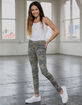 RSQ Mid Rise Camo Girls Skinny Jeggings image number 1