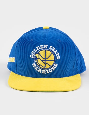 MITCHELL & NESS Golden State Warriors Corduroy Snapback Hat Alternative Image