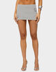 EDIKTED Teagyn Metallic Knit Mini Skort image number 1