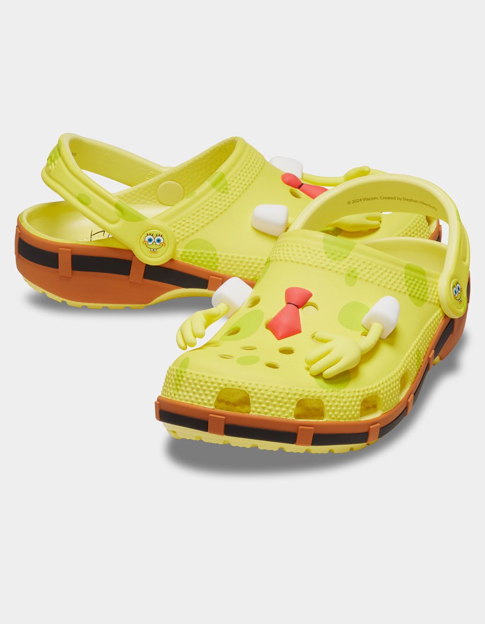 【CROCS】SPONGEBOB ☆ Classic Clog Sandal Crocs x SpongeBob Classic Cozzzy Terry Sandal 'Goo Lagoon