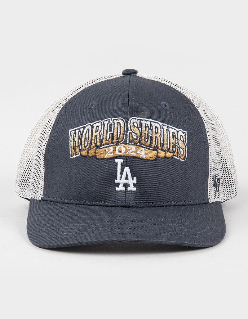 47 BRAND Leader Los Angeles Dodgers 2024 World Series 47 Trucker Hat image number 1