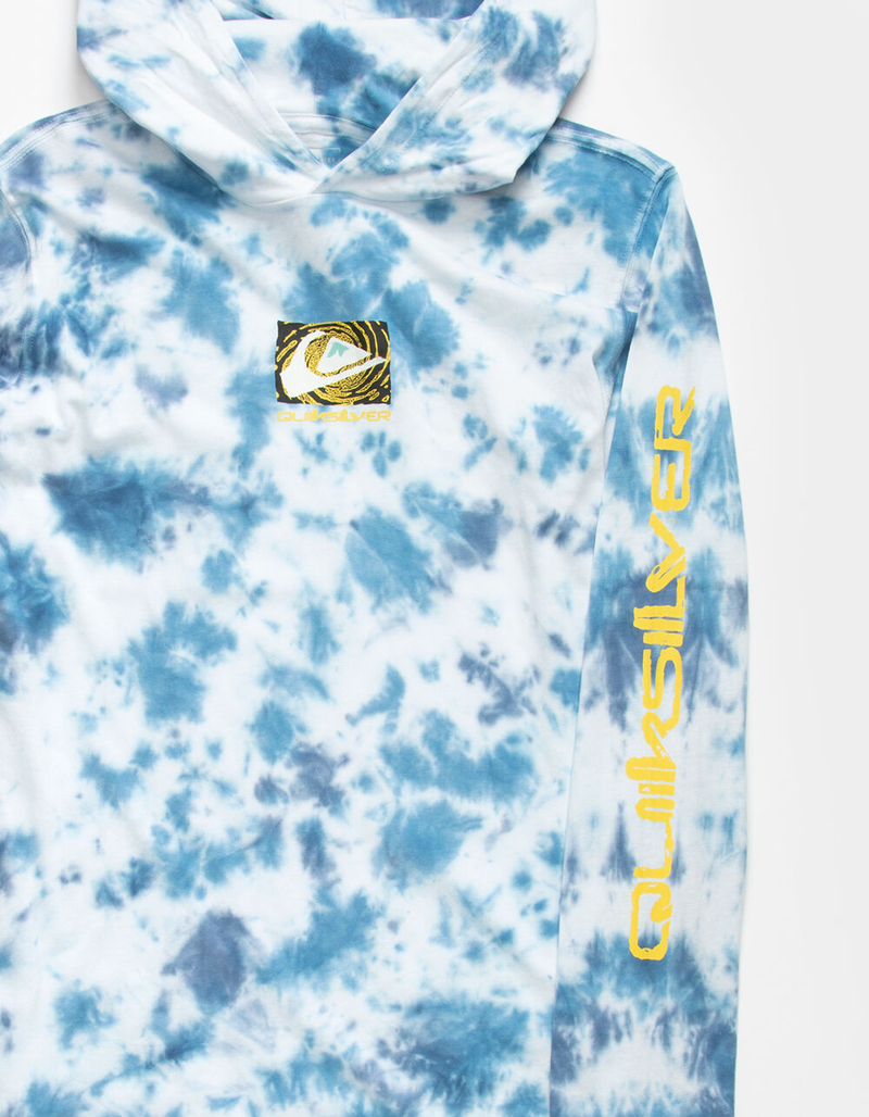 QUIKSILVER Boys Tie-Dye Hooded Tee image number 1