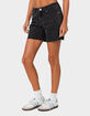 EDIKTED Tomboy Low Rise Denim Shorts image number 3