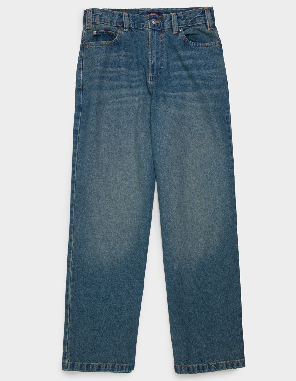 DICKIES Hilham Mens Baggy Embroidered Jeans - TINTED DENIM | Tillys