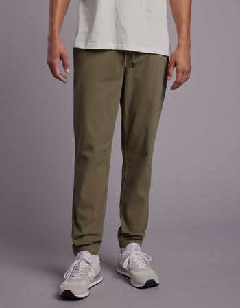 RSQ Mens Twill Jogger Pants Alternative Image