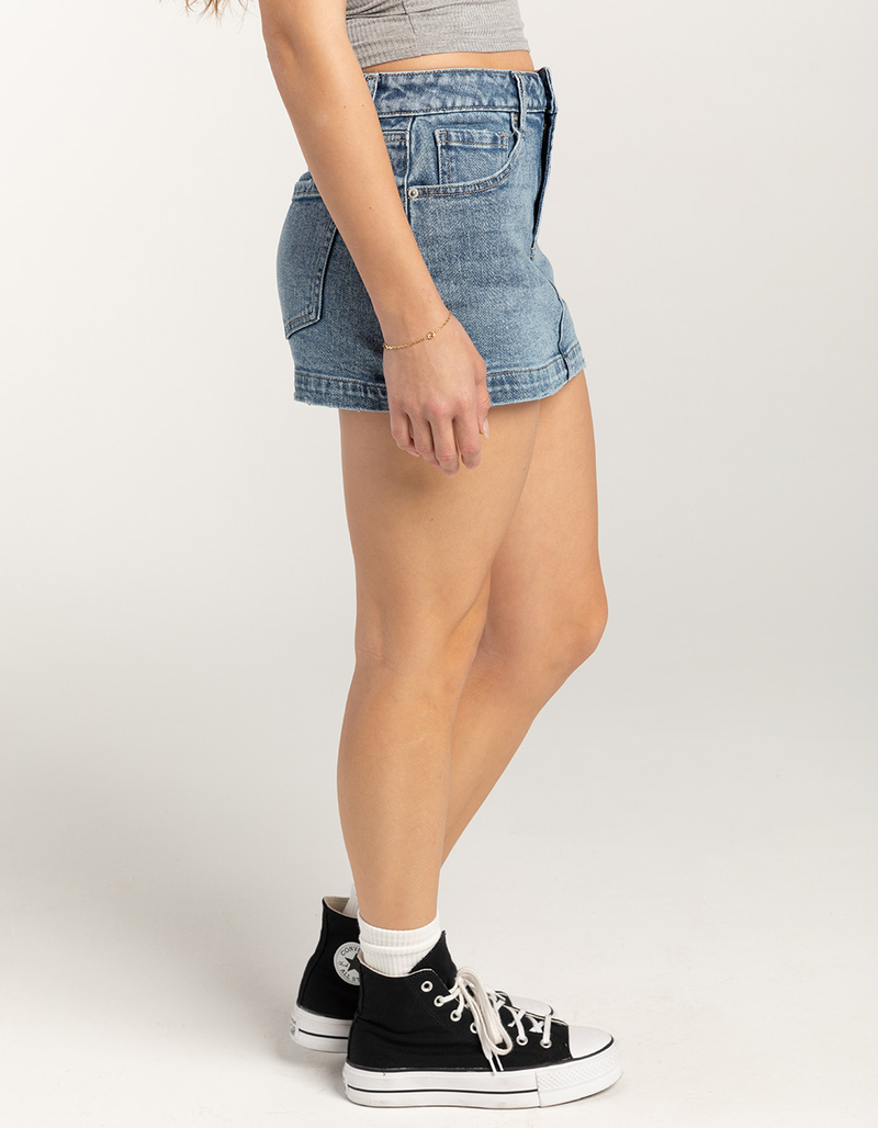 RSQ Womens Low Rise Denim Mini Skirt image number 2