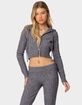 EDIKTED Ray Cable Knit Hooded Cardigan image number 1