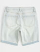 RSQ Destructed Cuffed Mens Denim Shorts image number 5