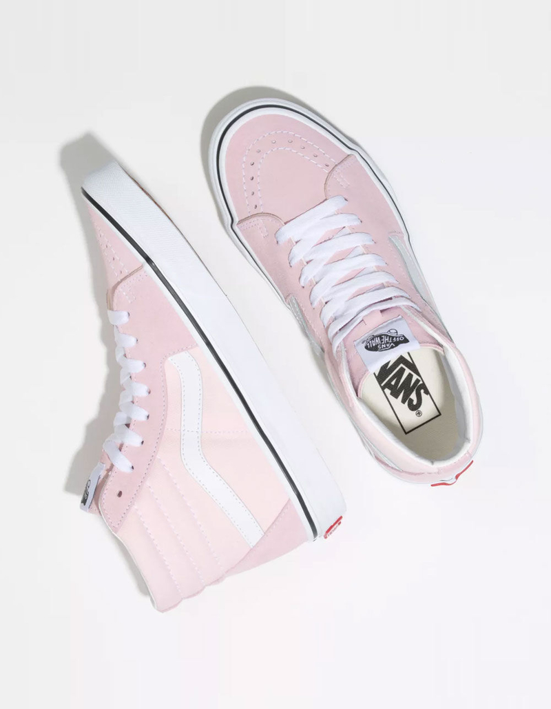 VANS Sk8-Hi Blushing & True White Womens Shoes image number 3