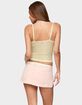 EDIKTED Alanah Flower Cut Out Mesh Top image number 3