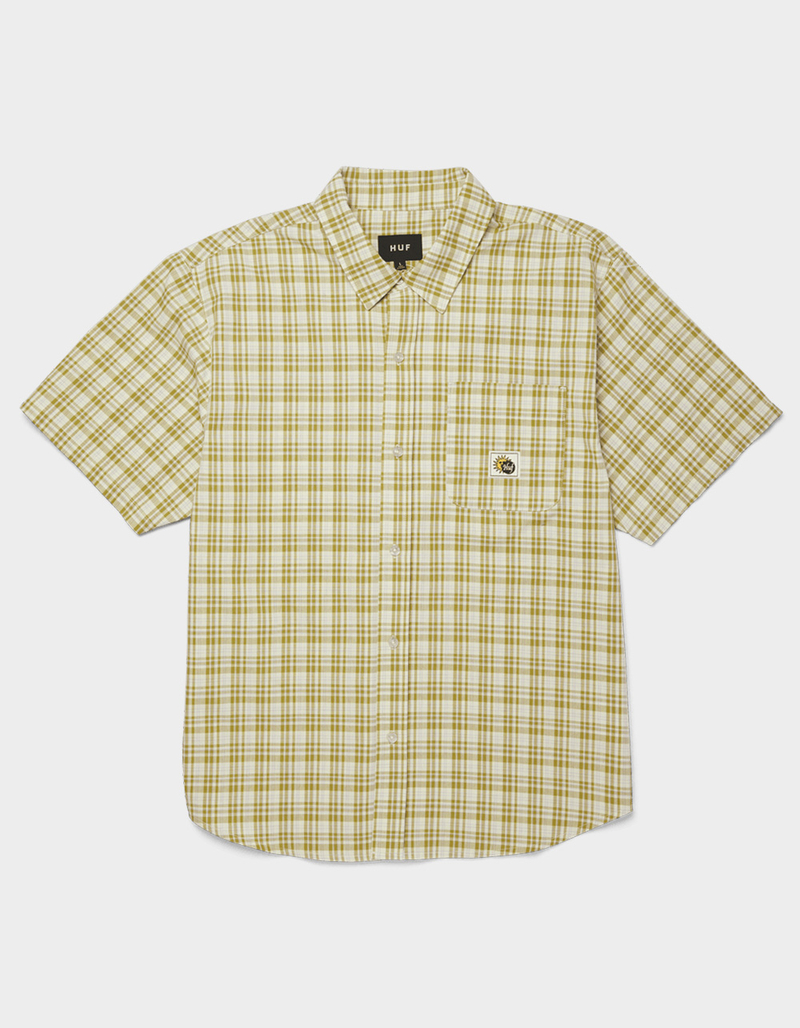 HUF Total Eclipse Mens Button Up Shirt image number 0