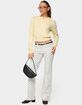 EDIKTED Yolana Henley Light Knit Sweater image number 5