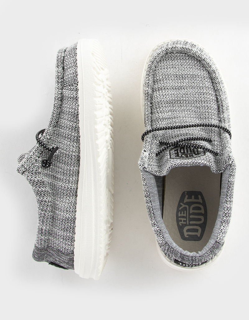 HEY DUDE Wally Youth Stretch Boys Shoes image number 4