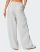 EDIKTED Ashtin Ruffle Trim Sweatpants image number 5