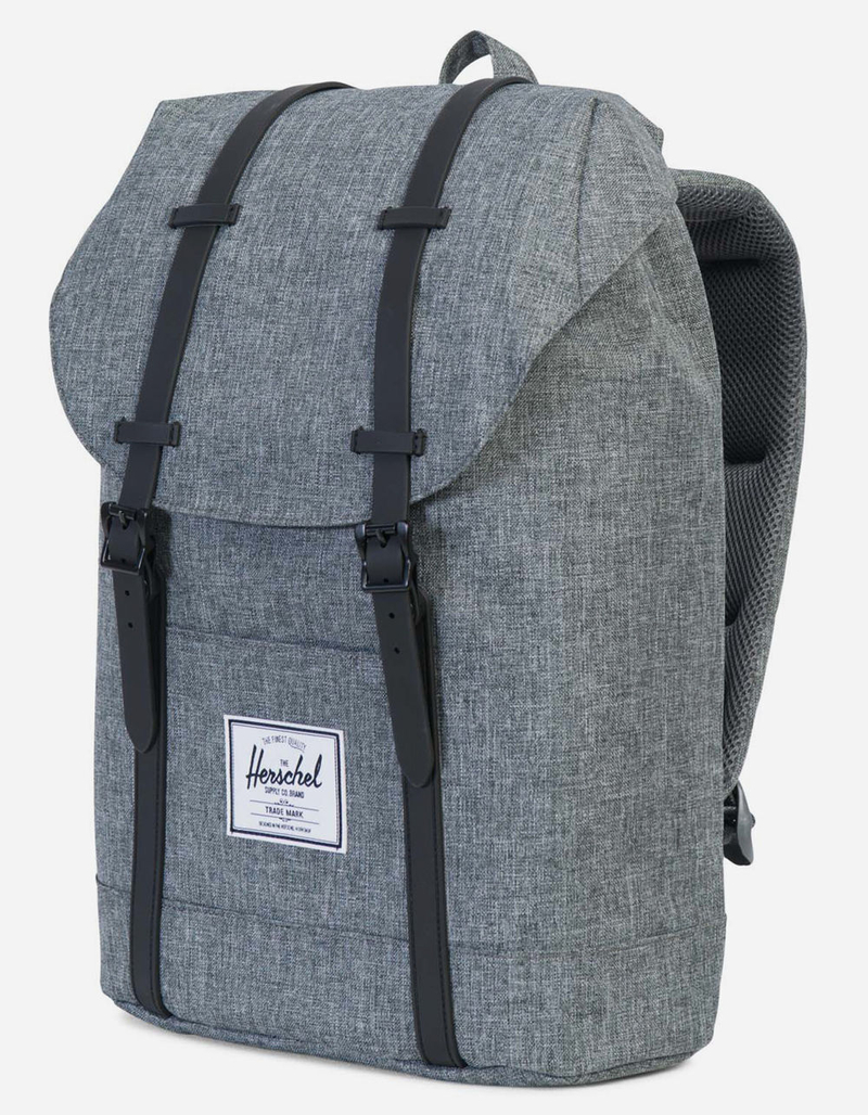 HERSCHEL SUPPLY CO. Retreat Raven Crosshatch & Black Backpack image number 2