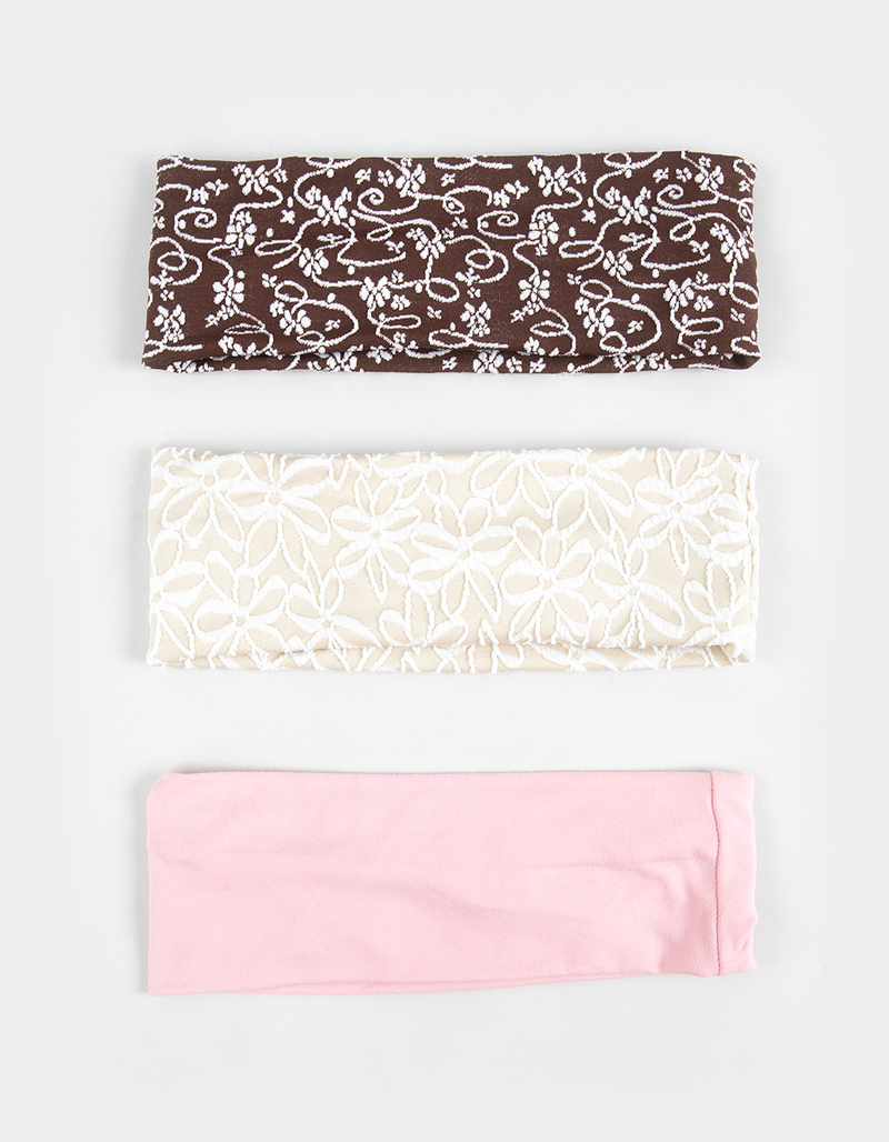 FULL TILT 3 Pack Embroidered Multi Headbands image number 0