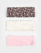 FULL TILT 3 Pack Embroidered Multi Headbands image number 1