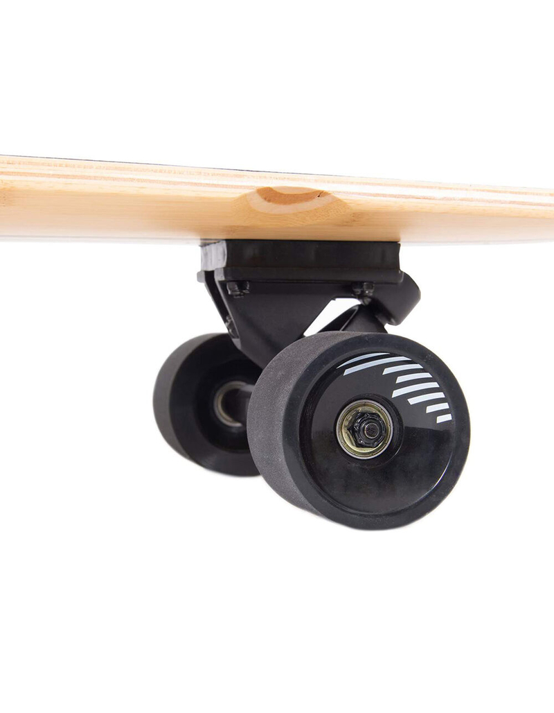 RETROSPEC Zed Black Pipeline 44" Longboard Skateboard image number 2