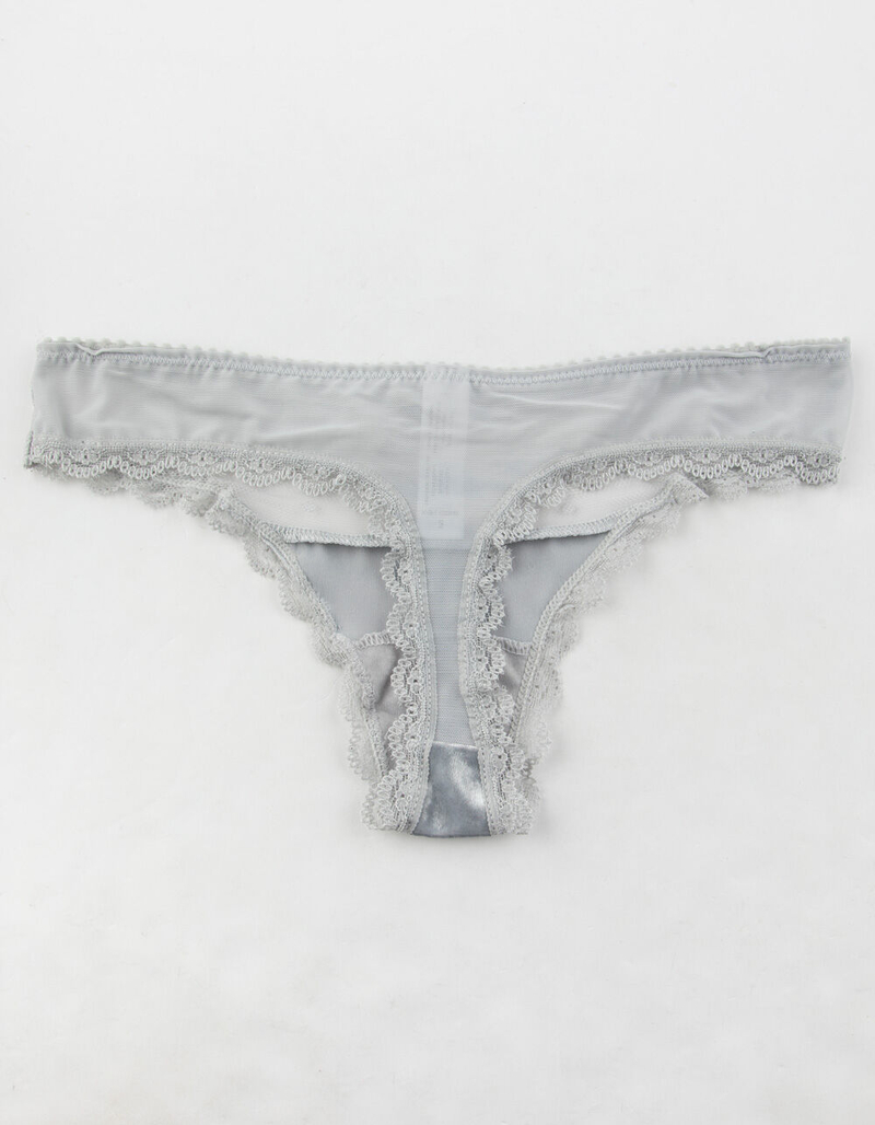 FULL TILT Cute One Gray Thong image number 1