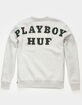 HUF x Playboy Bunny Mens Crew Neck Sweatshirt image number 1