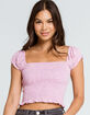 BILLABONG Always Sweet Womens Crop Top image number 1