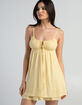 RSQ Womens Solid Tiered Babydoll Dress image number 3