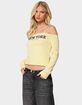 EDIKTED New York Babe Off Shoulder Top image number 2