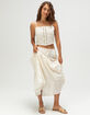 PATRONS OF PEACE Lotus Womens Maxi Skirt image number 5