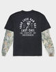 LAST CALL CO. Your Luck Ran Out Mens 2fer Long Sleeve Tee image number 1