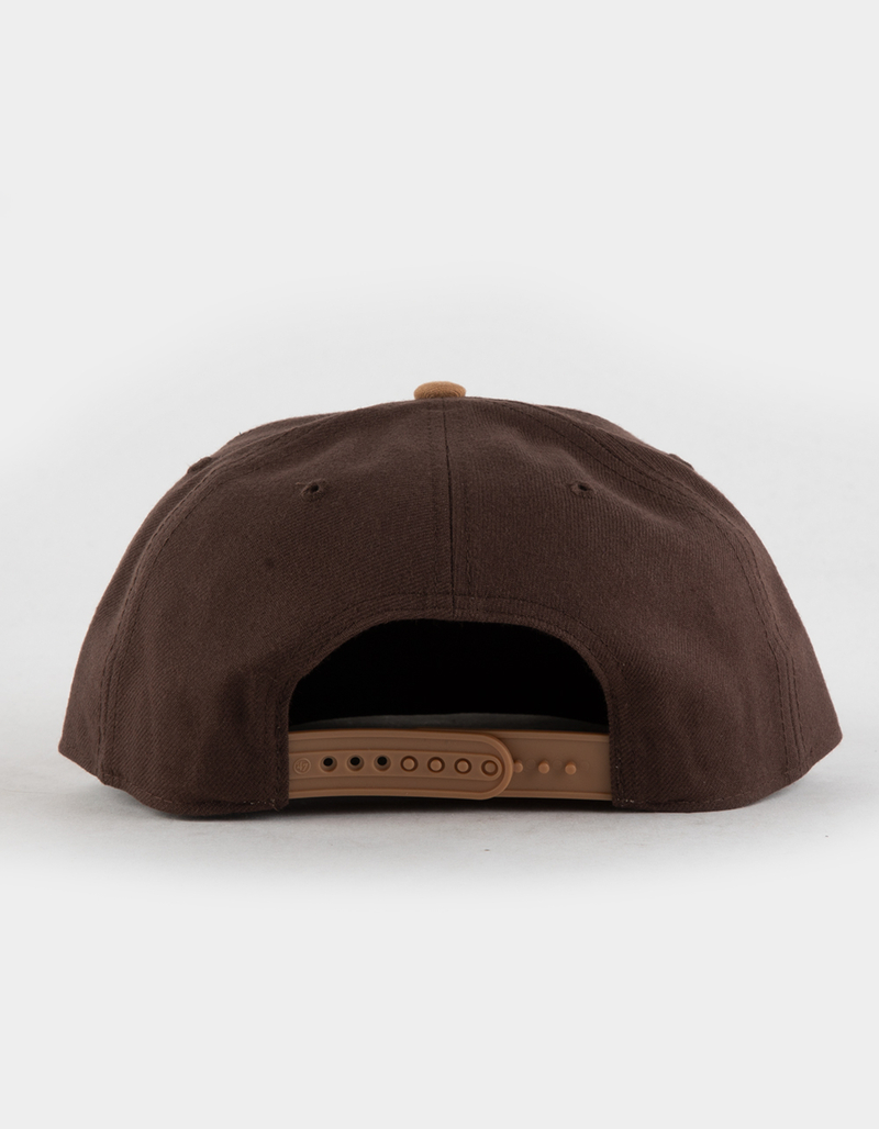 47 BRAND Los Angeles Lakers No Shot Two Tone '47 Captain Snapback Hat image number 1