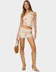EDIKTED Astrid Beaded Backless One Shoulder Top image number 5