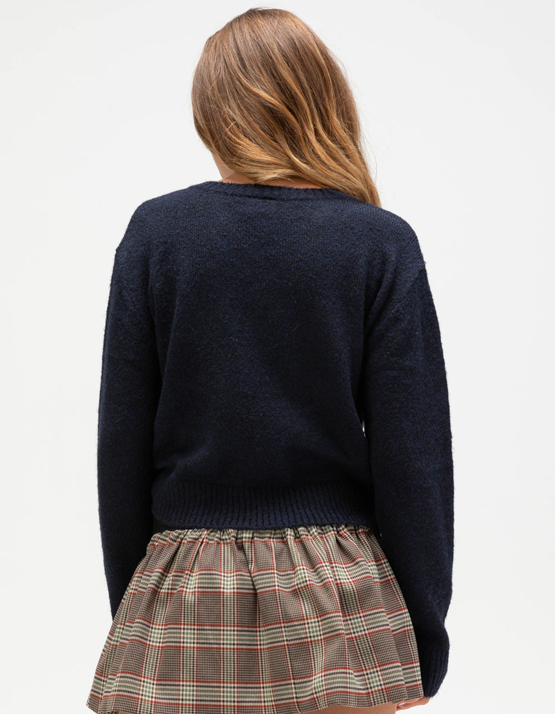 IETS FRANS Argyl Womens Boxy Sweater image number 3