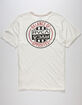 RVCA Current Seal Mens White T-Shirt image number 1