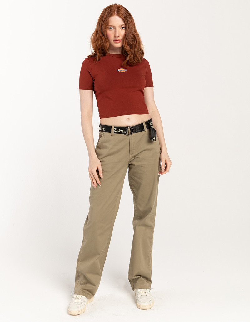 DICKIES Womens Belted Carpenter Pants image number 0
