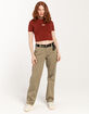 DICKIES Womens Belted Carpenter Pants image number 1