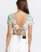 VOLCOM Had Me At Aloha Cut Out Womens Top image number 2