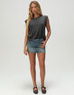 LEVI'S Superlow Womens Mini Skirt - Roll It Up Clean image number 1