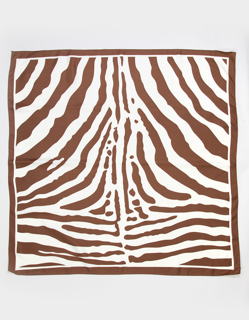 FULL TILT Zebra Print Headscarf image number 0