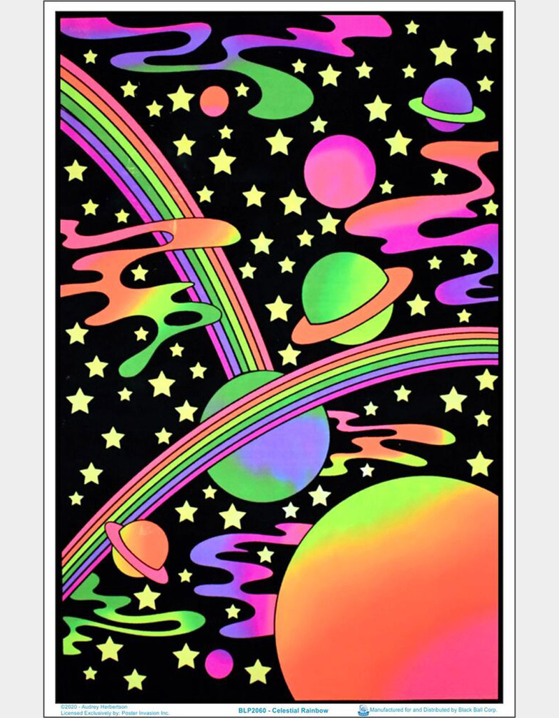 Celestial Rainbow Blacklight Poster image number 0
