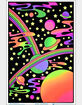 Celestial Rainbow Blacklight Poster image number 1