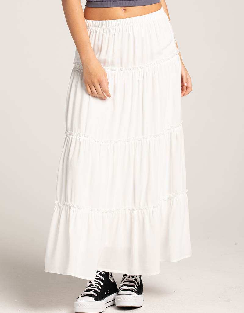 RSQ Womens Tiered Maxi Skirt image number 1